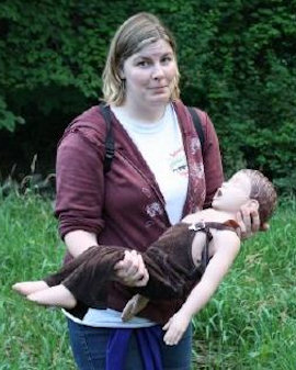 Carrying an injured child